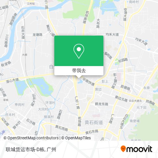 联城货运市场-D栋地图