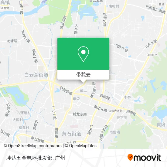 坤达五金电器批发部地图