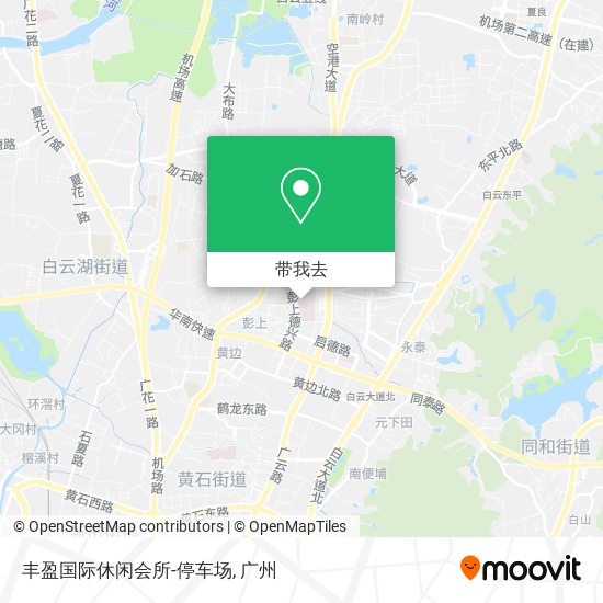 丰盈国际休闲会所-停车场地图