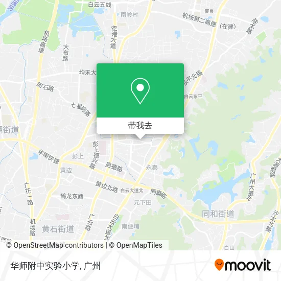 华师附中实验小学地图