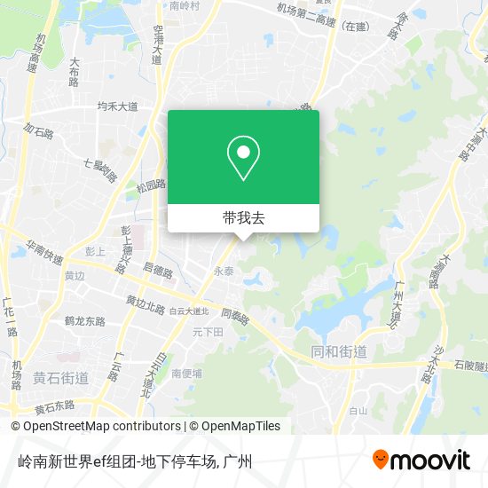 岭南新世界ef组团-地下停车场地图