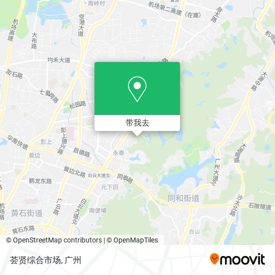 荟贤综合市场地图