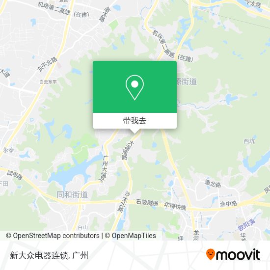 新大众电器连锁地图