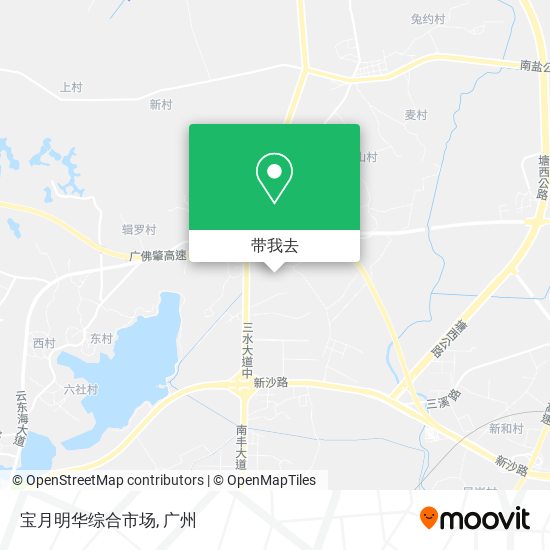 宝月明华综合市场地图