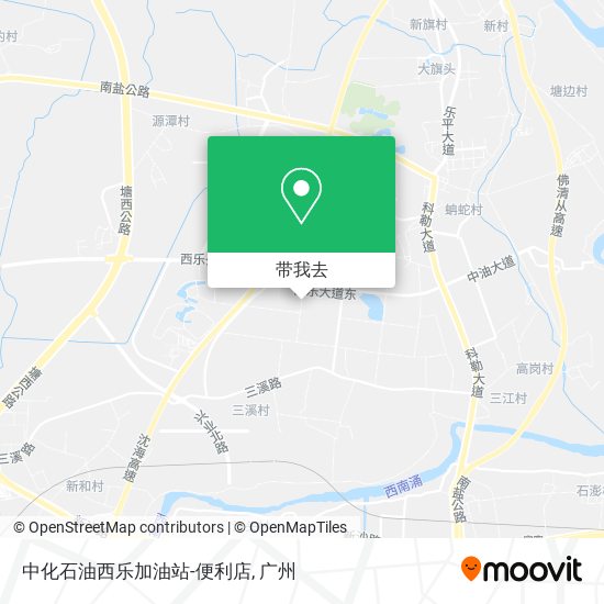 中化石油西乐加油站-便利店地图