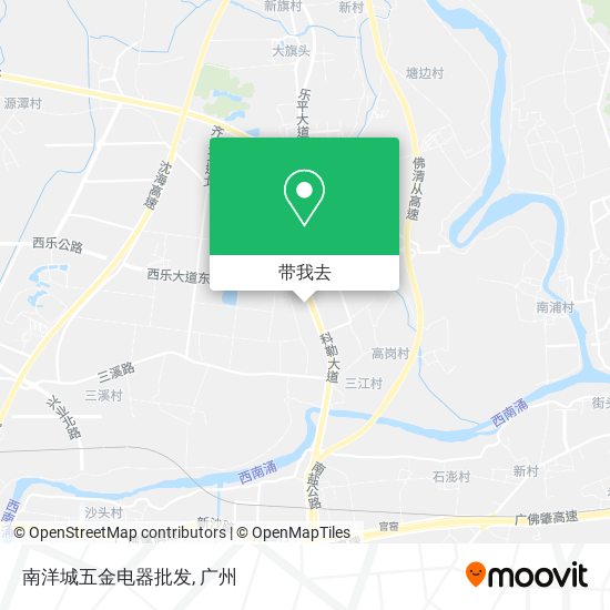 南洋城五金电器批发地图