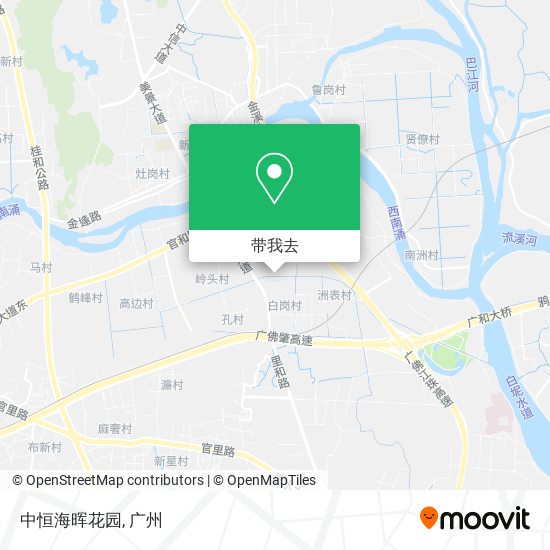 中恒海晖花园地图