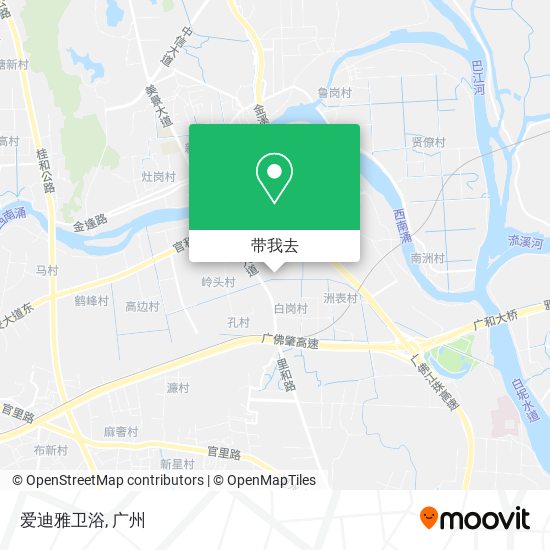 爱迪雅卫浴地图