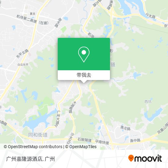 广州嘉隆源酒店地图