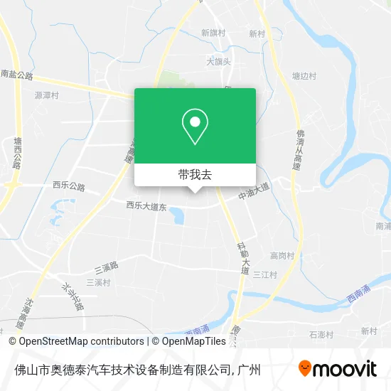 佛山市奥德泰汽车技术设备制造有限公司地图
