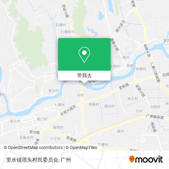 里水镇瑶头村民委员会地图