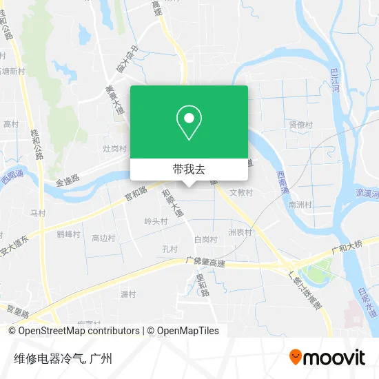 维修电器冷气地图