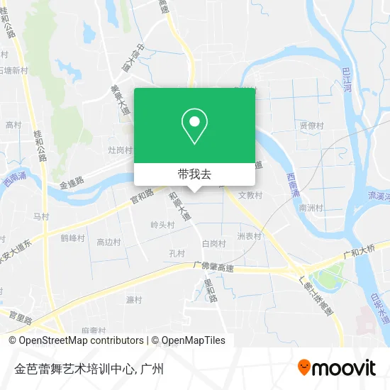 金芭蕾舞艺术培训中心地图