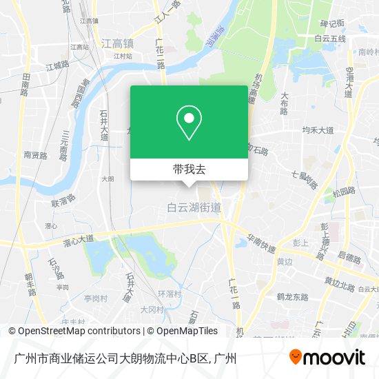 广州市商业储运公司大朗物流中心B区地图