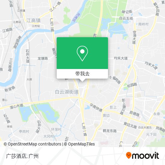 广莎酒店地图