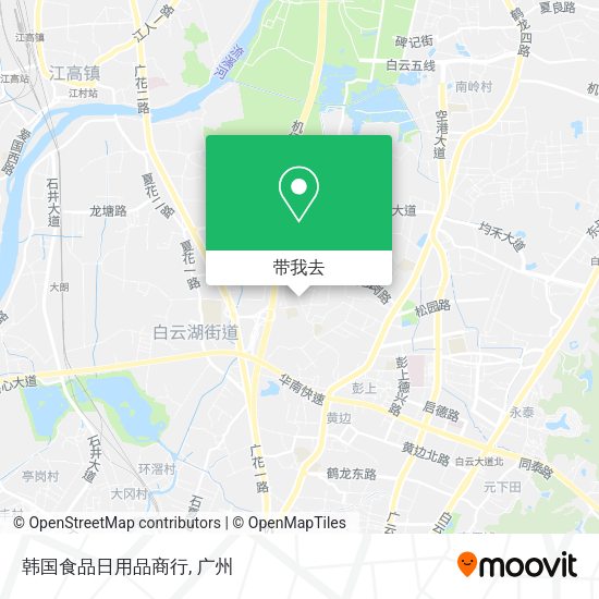 韩国食品日用品商行地图