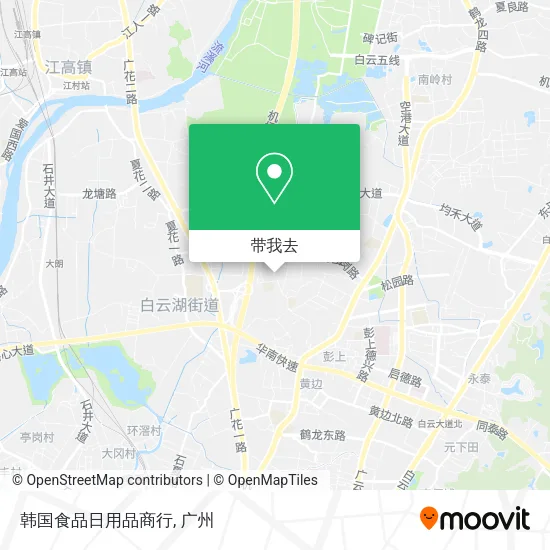 韩国食品日用品商行地图