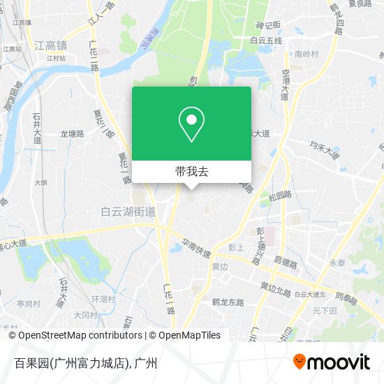 百果园(广州富力城店)地图