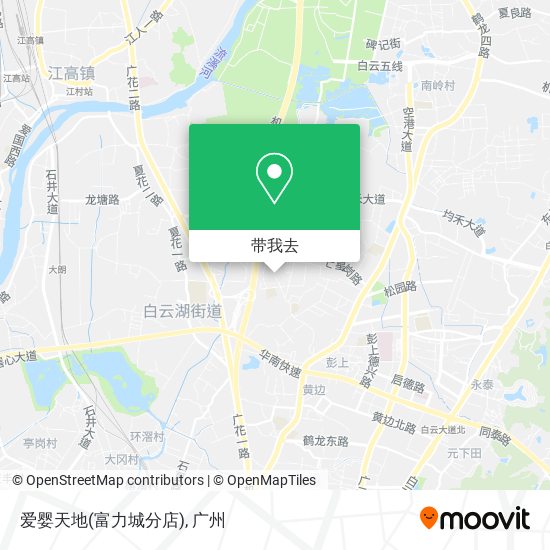 爱婴天地(富力城分店)地图