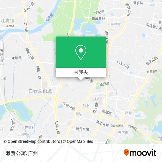 雅贤公寓地图