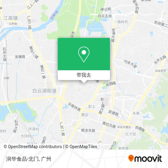 润华食品-北门地图