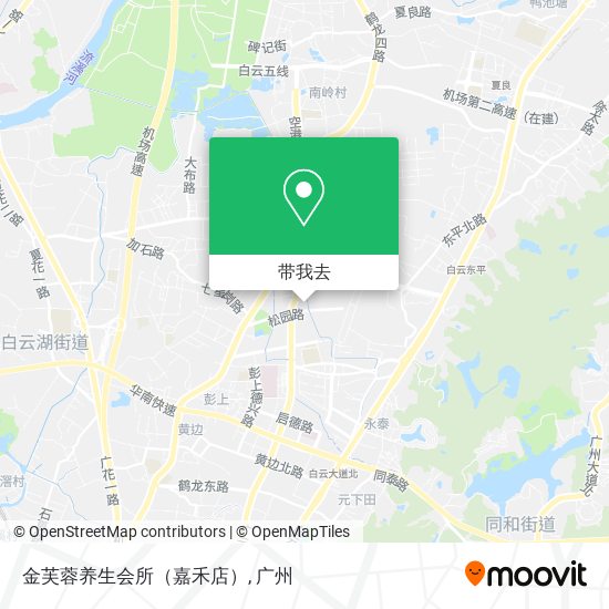 金芙蓉养生会所（嘉禾店）地图