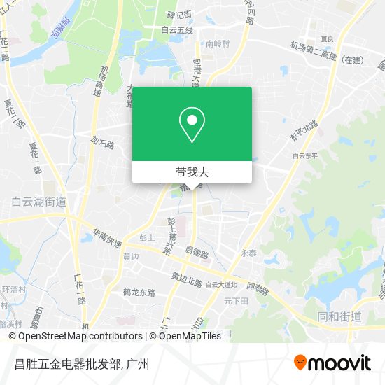昌胜五金电器批发部地图
