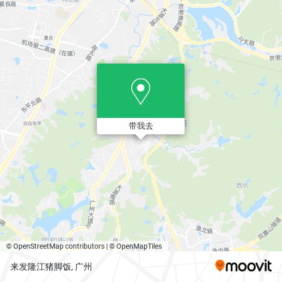 来发隆江猪脚饭地图