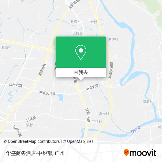 华盛商务酒店-中餐部地图