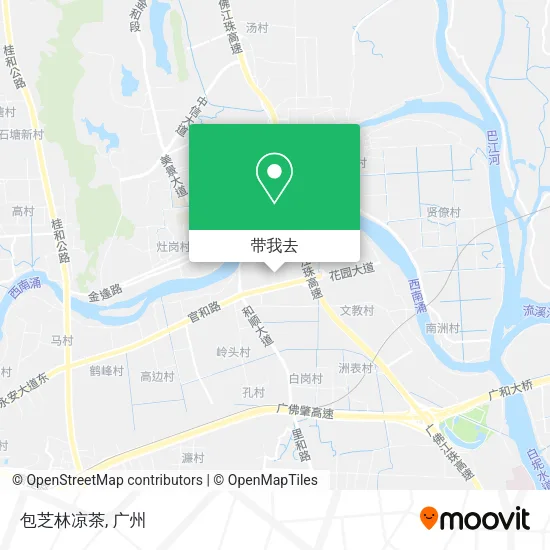 包芝林凉茶地图