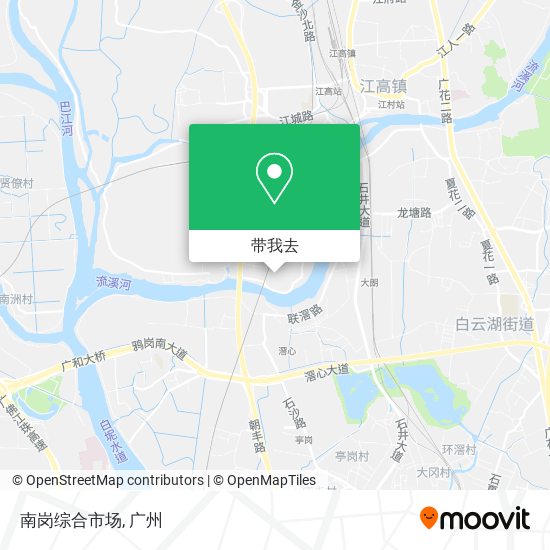 南岗综合市场地图