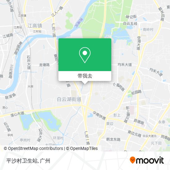 平沙村卫生站地图
