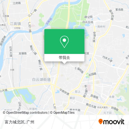 富力城北区地图