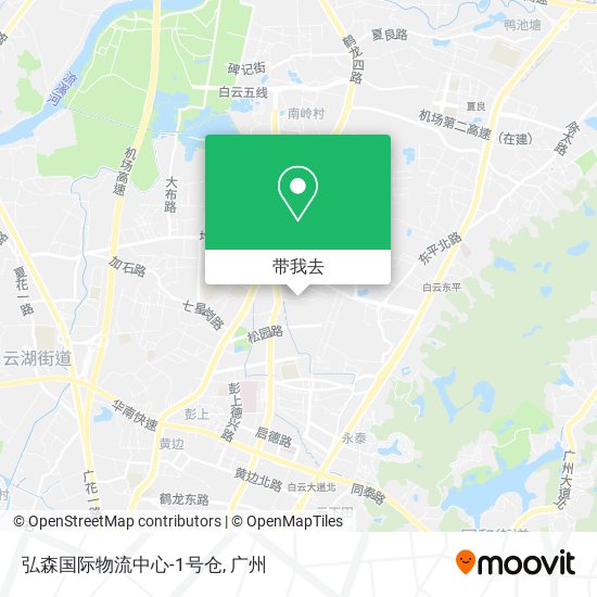 弘森国际物流中心-1号仓地图