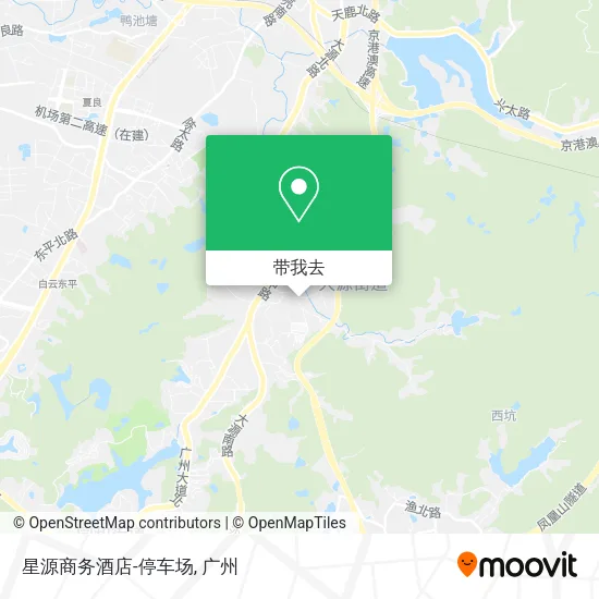 星源商务酒店-停车场地图