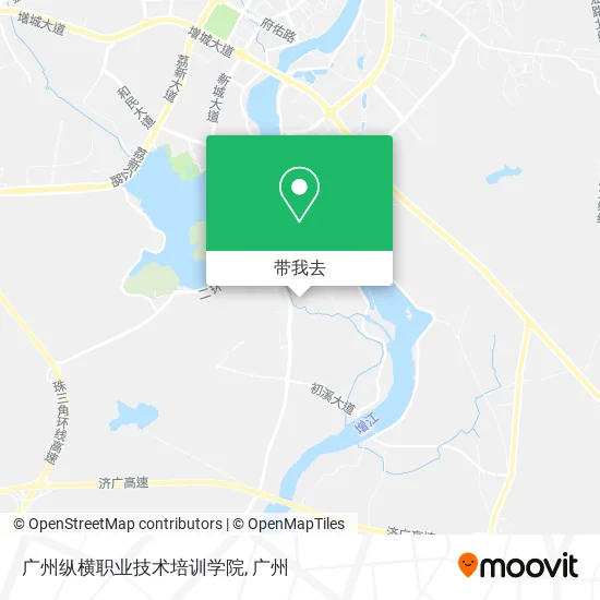 广州纵横职业技术培训学院地图