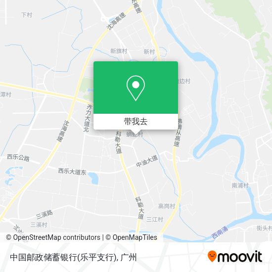 中国邮政储蓄银行(乐平支行)地图