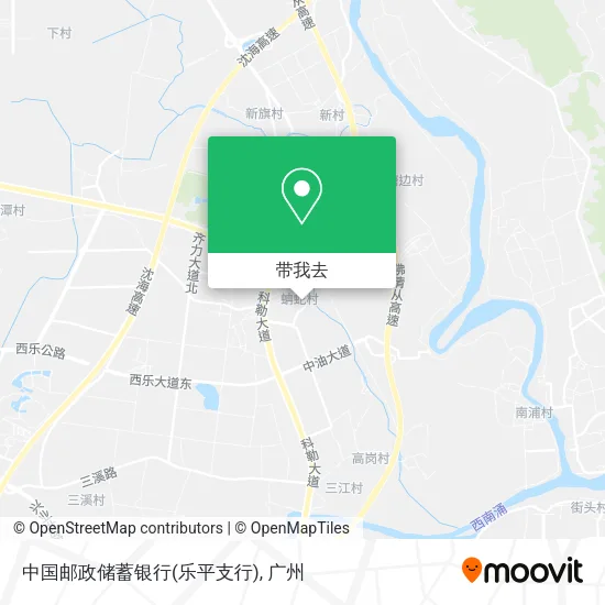 中国邮政储蓄银行(乐平支行)地图