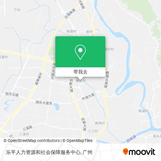 乐平人力资源和社会保障服务中心地图