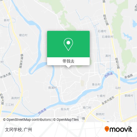 文冈学校地图