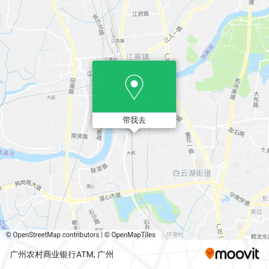 广州农村商业银行ATM地图