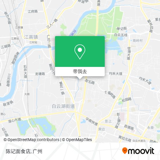 陈记面食店地图