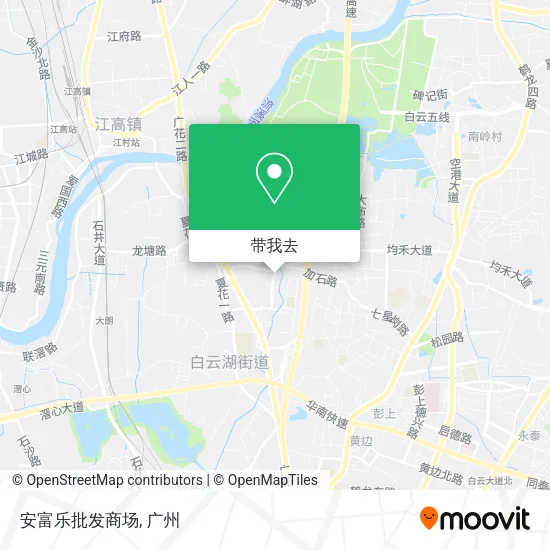 安富乐批发商场地图