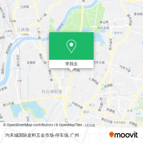 均禾城国际皮料五金市场-停车场地图