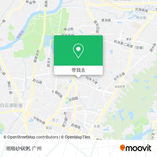 潮顺砂锅粥地图