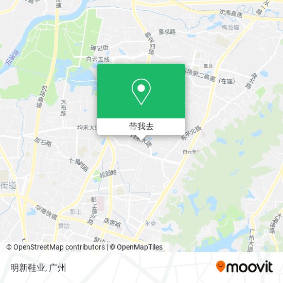 明新鞋业地图