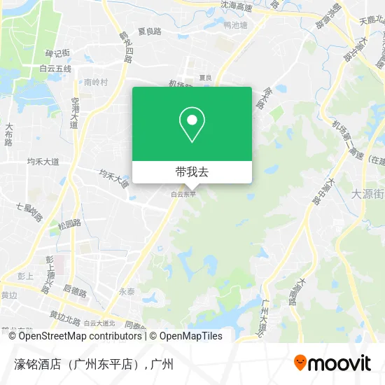 濠铭酒店（广州东平店）地图