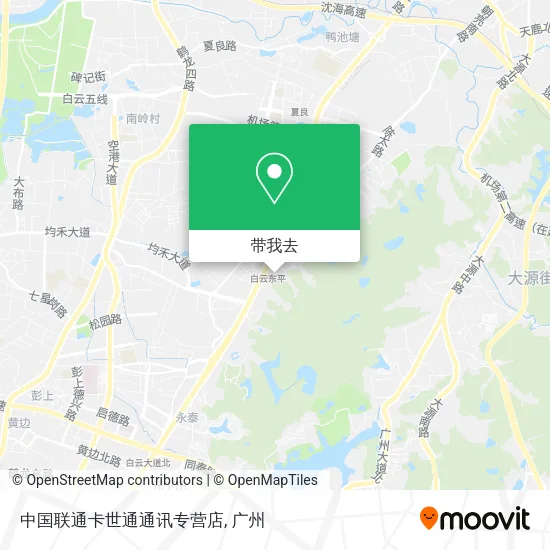 中国联通卡世通通讯专营店地图
