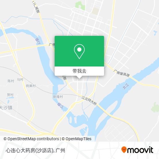 心连心大药房(沙沥店)地图