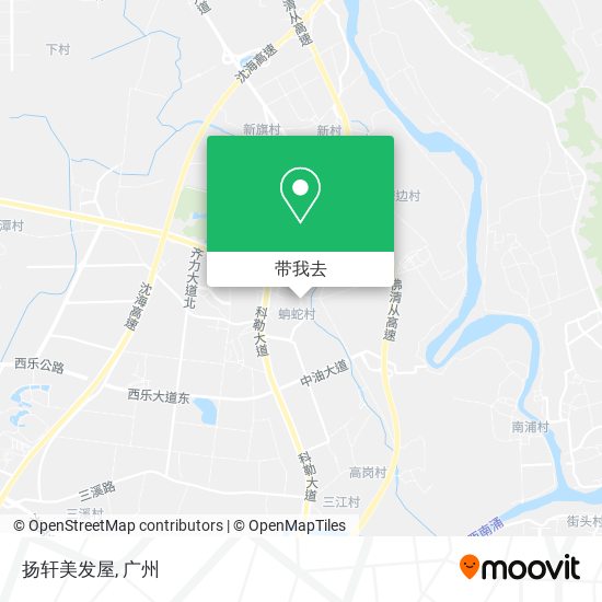 扬轩美发屋地图